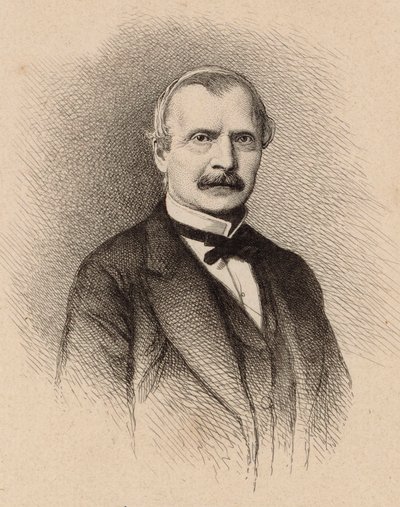 Portret van de componist Auguste Mermet, 1876 door Unbekannt