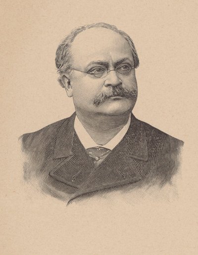 Portret van de Componist Charles Lecocq 1832-1918 door Unbekannt