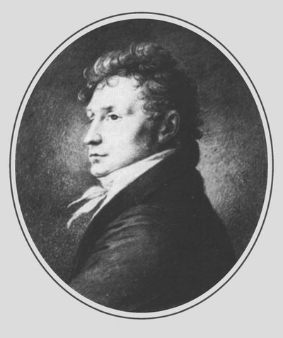 Portret van de Componist Friedrich Kuhlau 1786-1832, begin 19e eeuw door Unbekannt