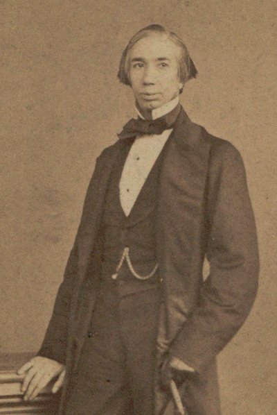 Portret van de componist Henry Brinley Richards 1817-1885, ca. 1855 door Unbekannt