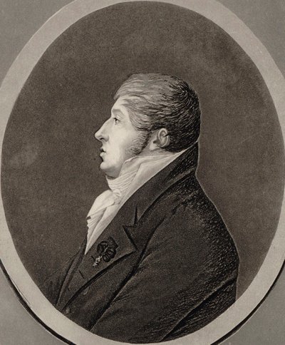 Portret van de componist Nicolò Isouard, 1775-1818 door Unbekannt