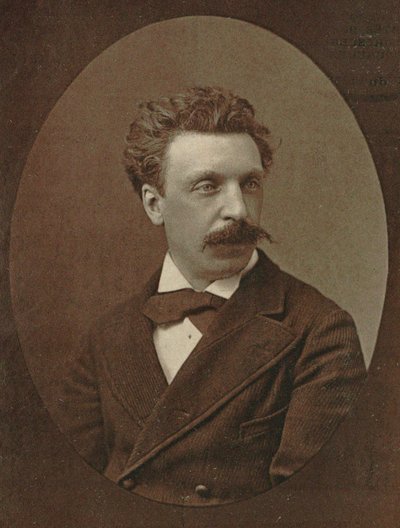 Portret van de componist Victorin de Joncières, 1839-1903 door Unbekannt