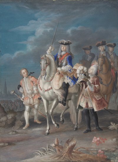 Portret van de gemalin van de Russische keizerin, 18e eeuw door Unbekannt