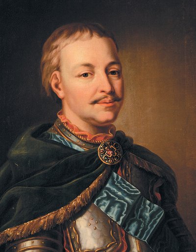 Portret van de hetman Ivan Mazepa 1639-1709, tweede helft van de 18e eeuw door Unbekannt