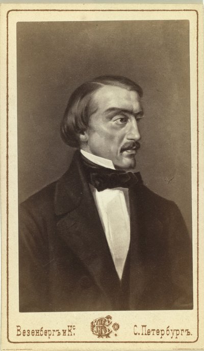Portret van de literatuurcriticus en filosoof Vissarion G. Belinsky 1811-1848 door Unbekannt