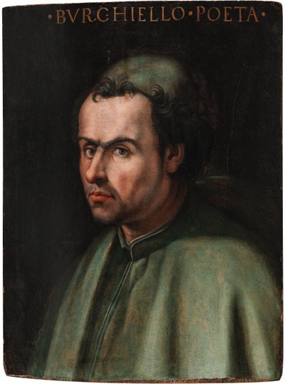 Portret van de Dichter Domenico di Giovanni Burchiello door Unbekannt
