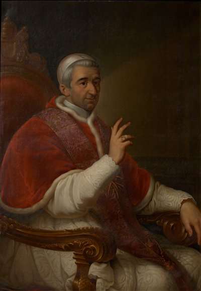 Portret van paus Gregorius XVI 1765-1846, c. 1840 door Unbekannt