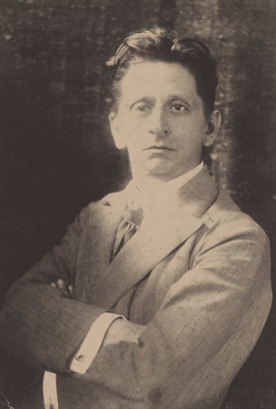 Portret van de componist Alexander von Zemlinsky 1871-1942 door Unbekannt