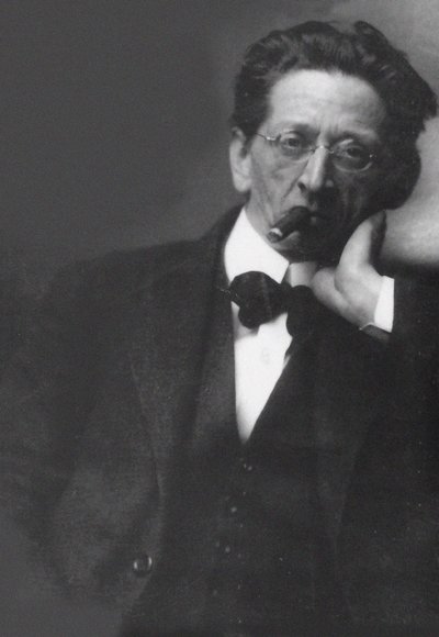 Portret van de componist Alexander von Zemlinsky 1871-1942 door Unbekannt