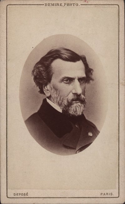 Portret van de componist Ambroise Thomas 1811-1896, 1860s door Unbekannt