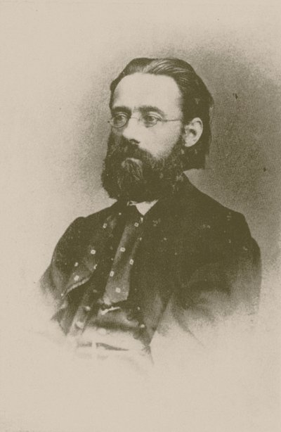 Portret van de componist Bedrich Smetana, 1866 door Unbekannt