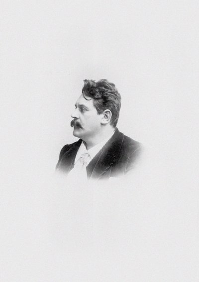 Portret van de componist Eugen Lindner 1858-1915 door Unbekannt