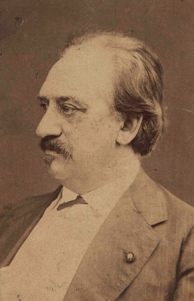 Portret van de componist Friedrich von Flotow 1812-1883, c. 1880 door Unbekannt