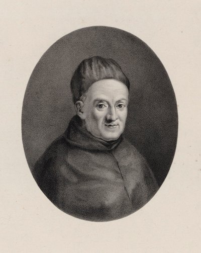 Portret van de componist Giovanni Battista Martini door Unbekannt