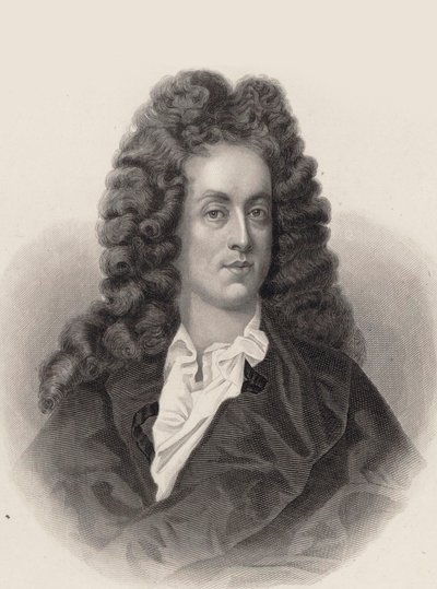 Portret van de componist Henry Purcell door Unbekannt