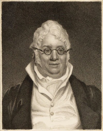Portret van de componist James Hook, c. 1800 door Unbekannt