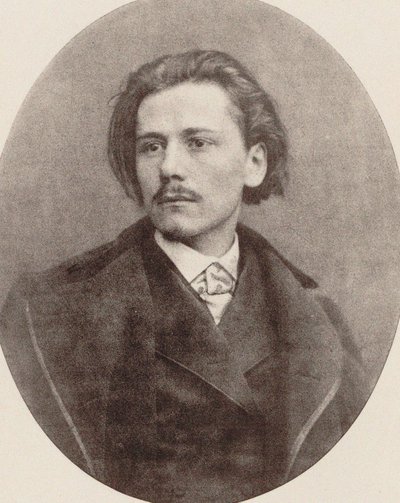 Portret van de componist Jules Massenet 1842-1912, 1880 door Unbekannt