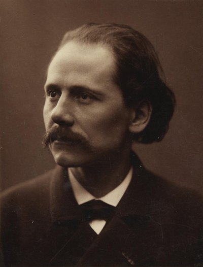 Portret van de componist Jules Massenet 1842-1912, 1881 door Unbekannt