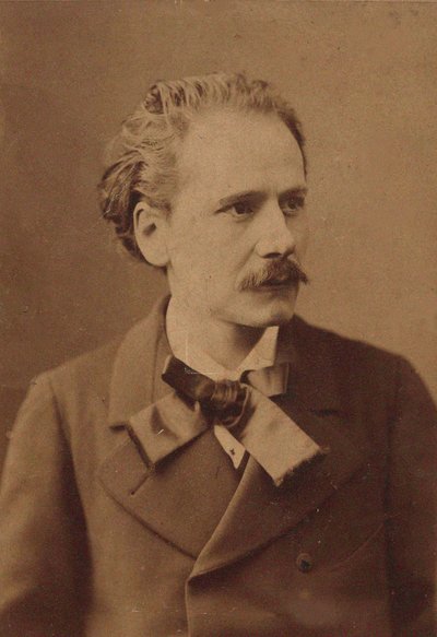 Portret van de componist Jules Massenet door Unbekannt
