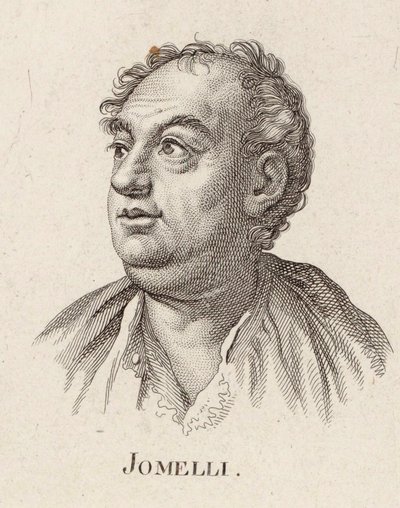 Portret van de componist Niccolò Jommelli 1714-1774 door Unbekannt