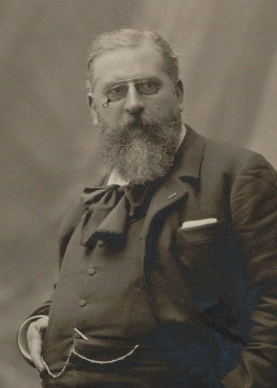 Portret van de componist Raoul Pugno, ca. 1900-1910 door Unbekannt