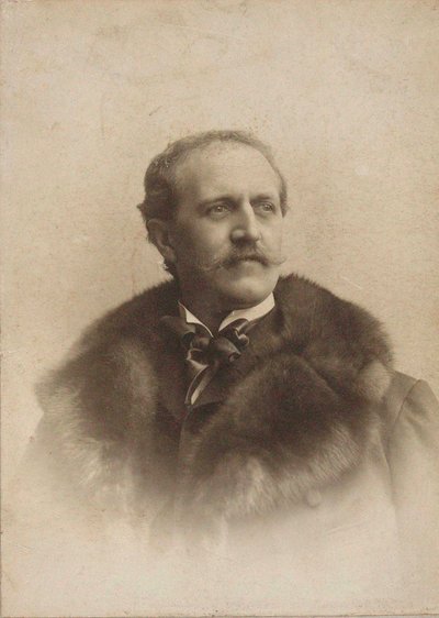 Portret van de dirigent en componist Hans Winderstein 1856-1925, ca. 1900 door Unbekannt