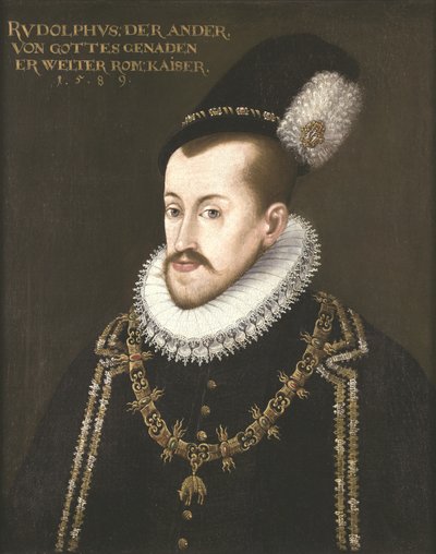 Portret van Keizer Rudolf II door Unbekannt