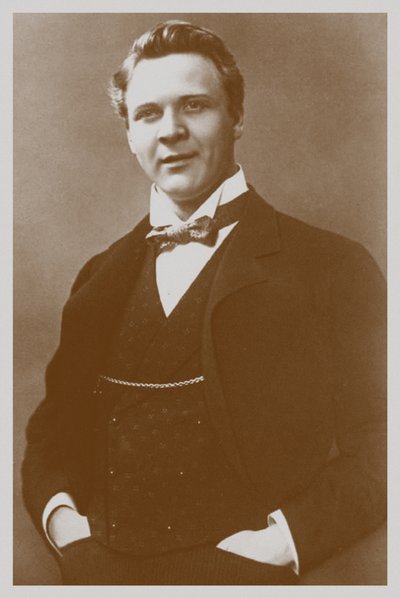 Portret van de operazanger Feodor Chaliapin door Unbekannt