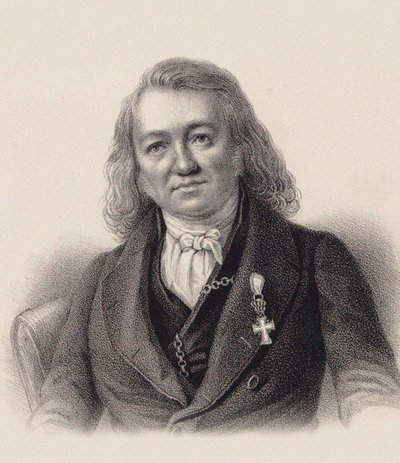 Portret van de organist en componist Friedrich Schneider 1786-1853, ca. 1840 door Unbekannt