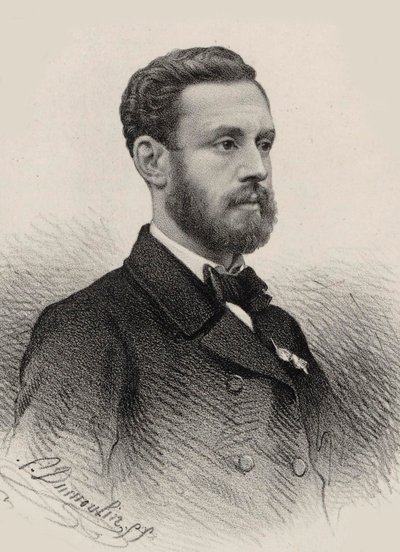 Portret van de organist en componist Louis James Alfred Lefébure-Wely 1817-1869, 1855 door Unbekannt