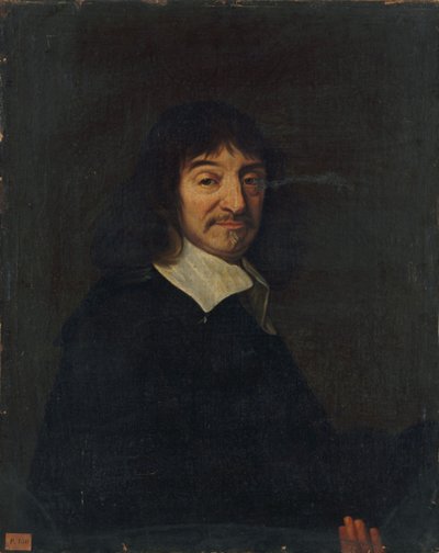 Portret van de Filosoof René Descartes door Unbekannt