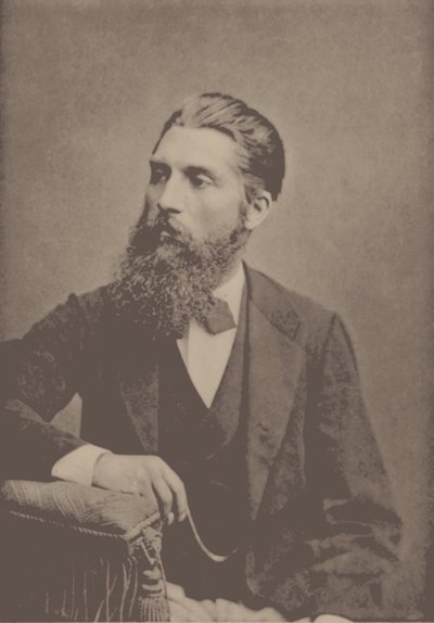 Portret van de pianist en componist Adolf Jensen 1837-1879 door Unbekannt