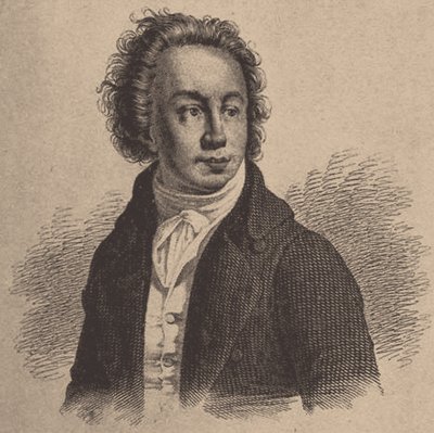 Portret van de dichter Ivan S. Barkov 1732-1768, 19e eeuw door Unbekannt