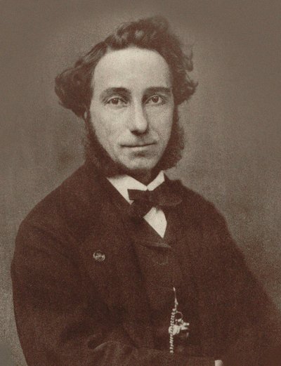 Portret van de violist en componist Camillo Sivori 1815-1894, ca 1865 door Unbekannt