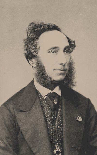 Portret van de violist en componist Camillo Sivori 1815-1894, ca 1865 door Unbekannt