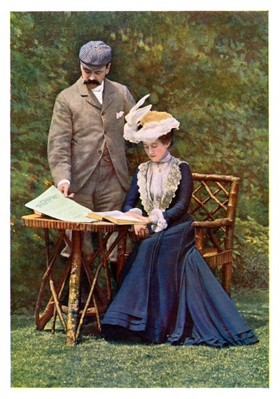 Portret in drie kleuren, 1901 door Unbekannt