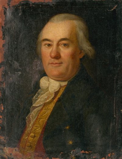 Portret van een man van middelbare leeftijd door Unbekannt