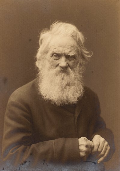 Geënsceneerd portret van een oude man, Landskrona, Zweden, 1910 door Unbekannt