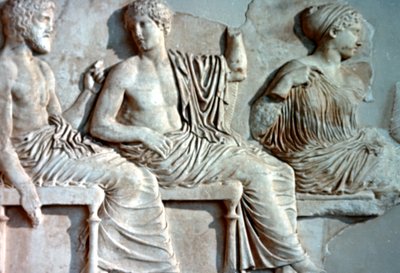 Poseidon, Apollo en Artemis, 447-432 v.Chr. door Unbekannt