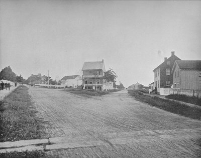 Positie gehouden door Union Sharpshooters bij Gettysburg, Pennsylvania door Unbekannt