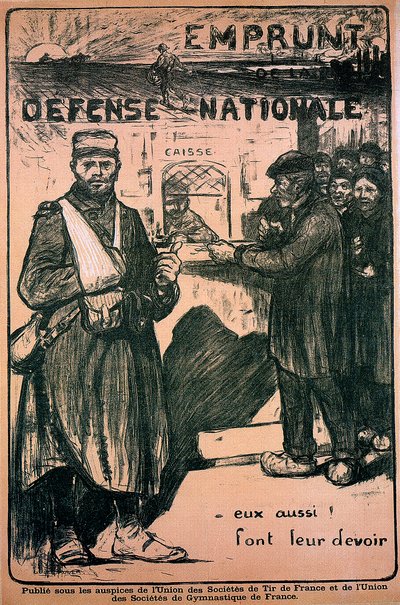 Poster ter ere van de oorlogsinspanningen, Frans, Eerste Wereldoorlog, 1914-1918 door Unbekannt