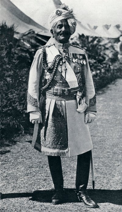 Pratap Singh 1845-1922, Brits-Indiase legerofficier en Maharaja, 1914 door Unbekannt