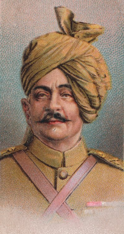 Pratap Singh 1845-1922, Brits-Indiase legerofficier, Maharaja van Idar, 1917 door Unbekannt