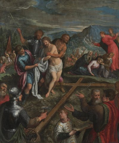 Voorbereiding voor de Kruisiging, begin 1600s door Unbekannt