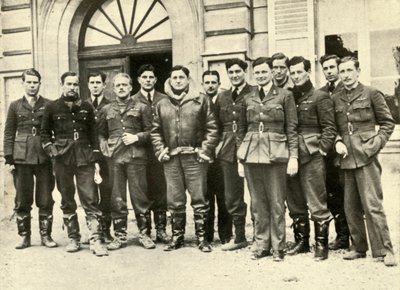 Persfotografen kijken naar No. 1 Squadron door Unbekannt