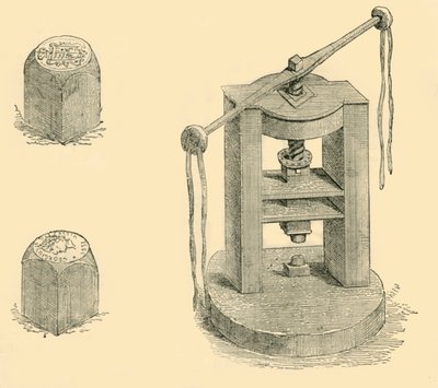 Pers en Matrijzen Voorheen Gebruikt in de Munt, ca. 1872 door Unbekannt