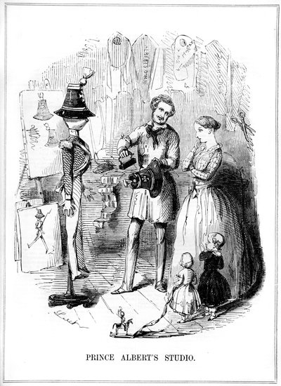 Studio van Prins Albert, 1843 door Unbekannt