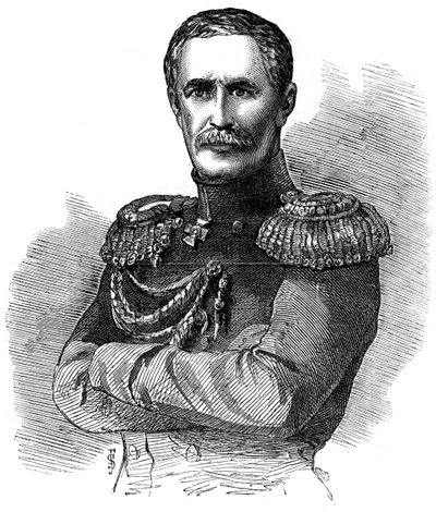 Prins Aleksandr Sergeyevich Menshikov, Russische militaire commandant, 1853 door Unbekannt
