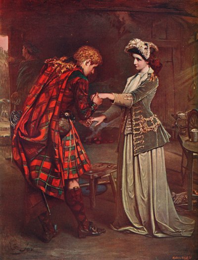 Afscheid van prins Charles van Flora MacDonald door Unbekannt