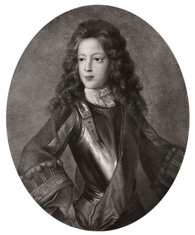 Prins James Francis Edward Stuart, de Oude Pretendent, ca. 1700 1906 door Unbekannt